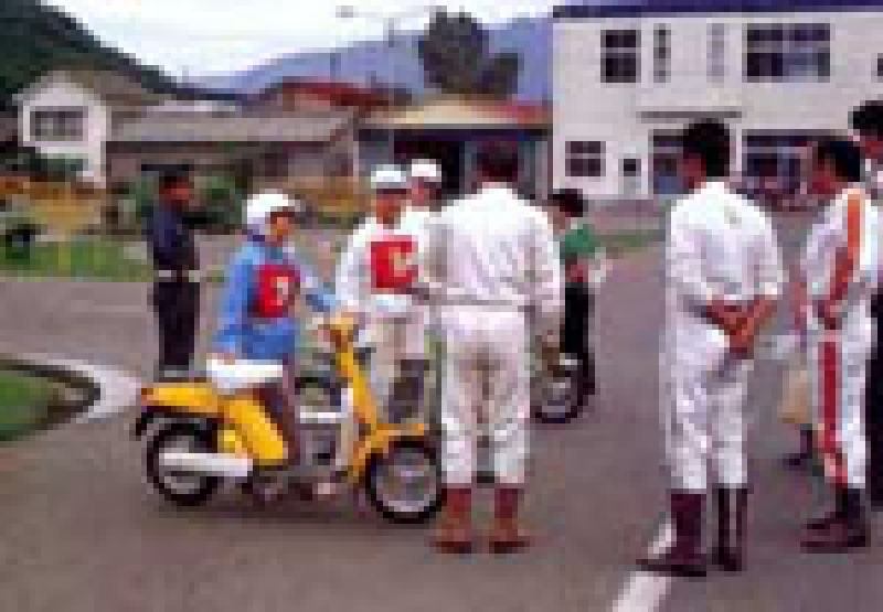 二輪車の安全運転教室