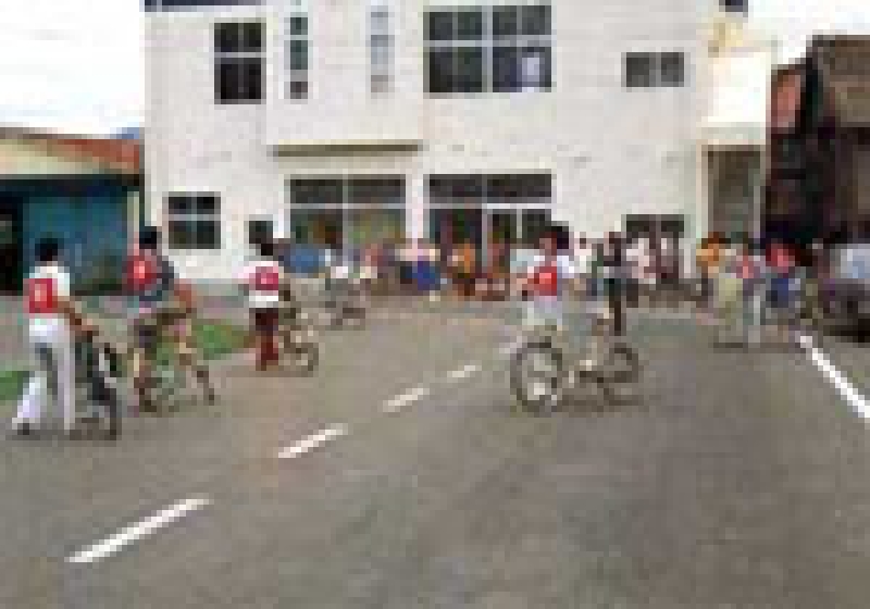 二輪車の安全運転教室